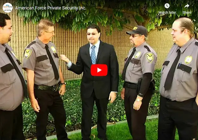 LA & Riverside County Security Guards Company Video